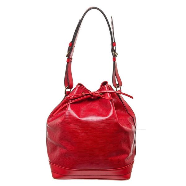 Louis Vuitton Red St. Jacques GM Bucket Bag
