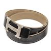 Image 4 : Hermes Black Leather Constance H Belt