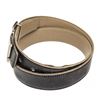 Image 6 : Hermes Black Leather Constance H Belt