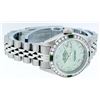 Image 3 : Rolex Ladies Stainless Steel Green MOP Diamond Datejust Wristwatch