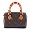 Image 1 : Louis Vuitton Monogram Canvas Leather Mini Speedy Bag