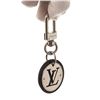 Image 3 : Louis Vuitton Silver Black Cut Circle Key Holder