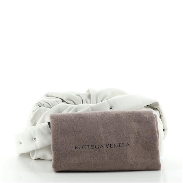 Bottega Veneta The Body Pouch Leather Small White