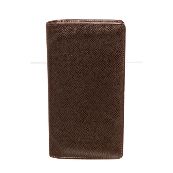 Louis Vuitton Black Leather Brazza Wallet