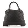 Image 1 : Chanel Black Quilted Coated Canvas Horizontal Sport Medium Weekender Bag
