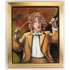 Image 2 : Oil on Canvas "Maestro" Signed