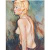 Image 2 : Gouache on Board Signed Myra 75