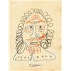Image 1 : Spanish Mixed Media on Paper Signed Picasso