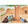 Image 2 : Lot of 4 Miniature Board Mixed Media