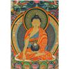 Image 3 : Tibetan Large Thankga 100 Buddha Scene Signed