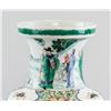 Image 6 : Chinese Famille Verte Rouleaux Vase Kangxi Mark