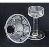 Image 3 : 2-PC Candle Lamps Bohemian Crystal Czech Republic