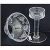 Image 7 : 2-PC Candle Lamps Bohemian Crystal Czech Republic