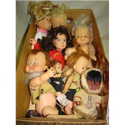 Box Lot of Miscellaneous Dolls