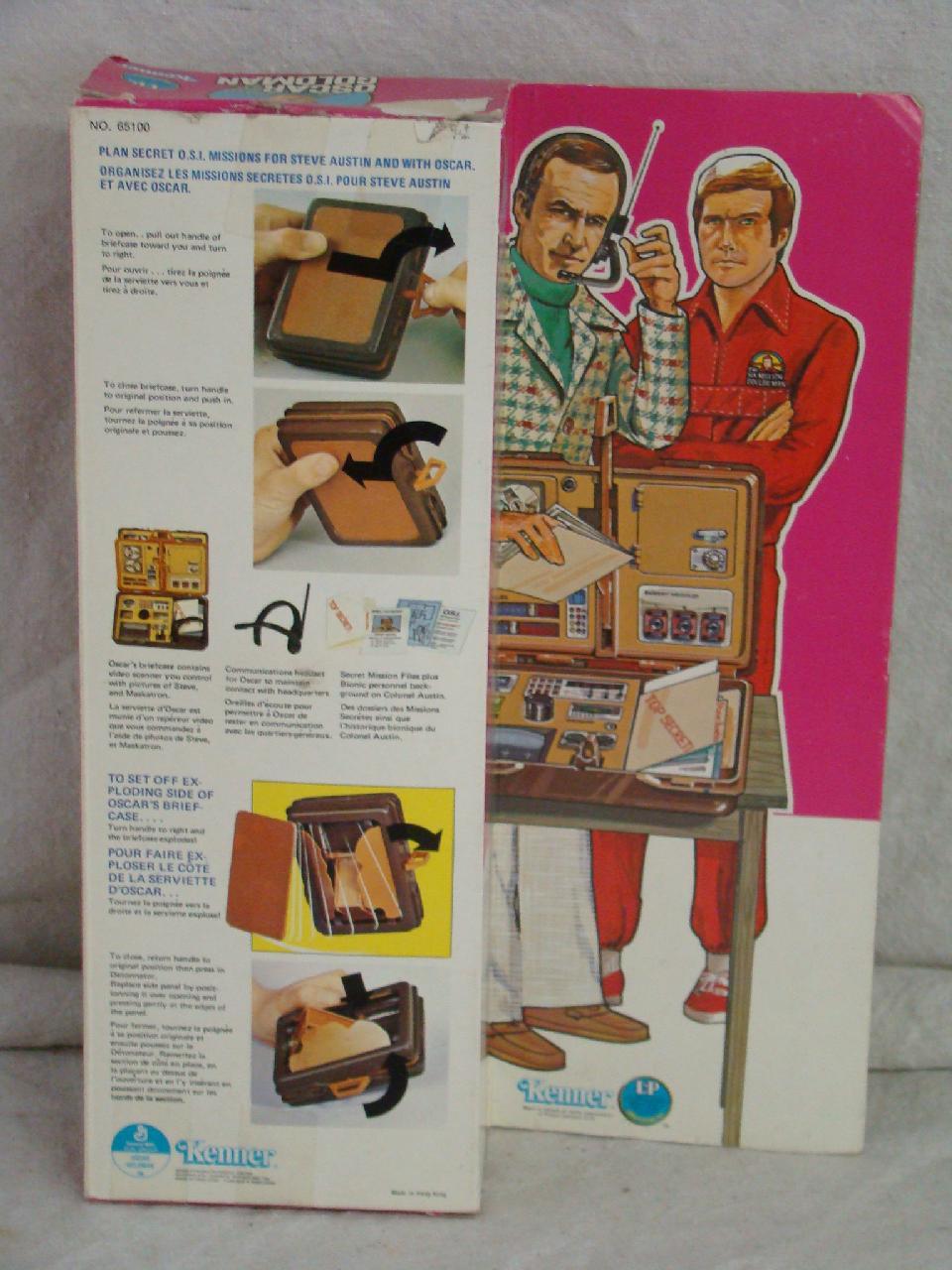Boxed Six Million Dollar Man Oscar Goldman