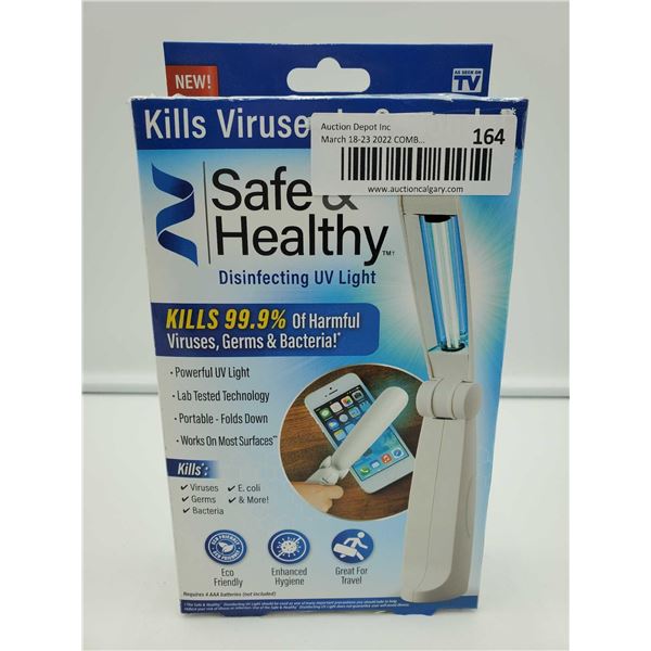Safe & Healthy Personal  Disinfecting UV Light Wand