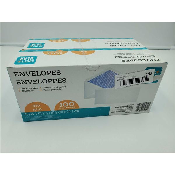 Pen + Gear Security Envelopes 2X 100