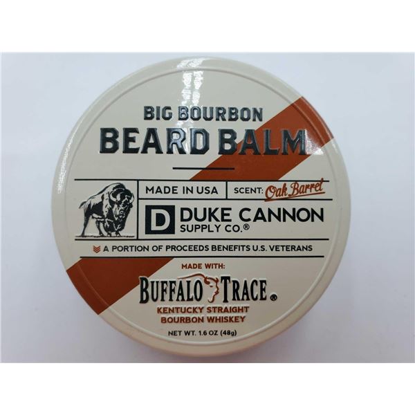 Duke Cannon Big Bourbon Beard Balm - Bourbon Oak Barrel Scent 48g