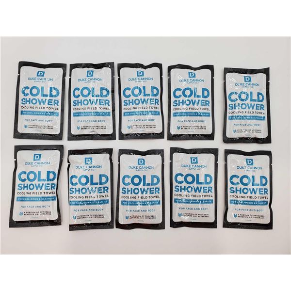 Duke Cannon Cold Shower Cooling Field Towels 10 count