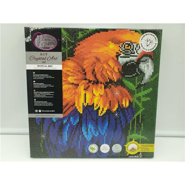 Craft Buddy DYI Crystal Art Kit - Tropical Bird
