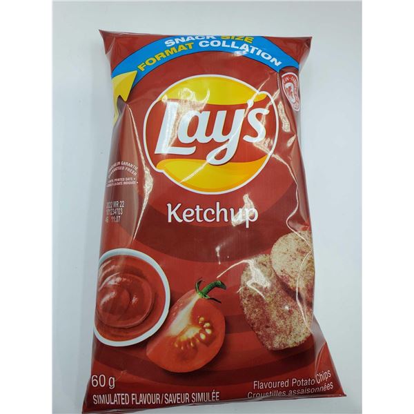 Lays Ketchup Potato Chips 32x60g