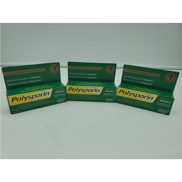 Polysporin Original 2 Antibiotic Ointment 3x15g