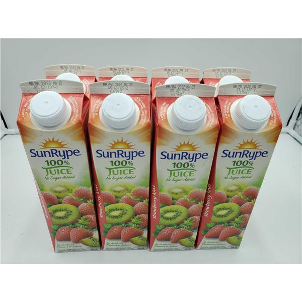 SunRype 100% Juice Strawbwrry Kiwi - 8x900ml