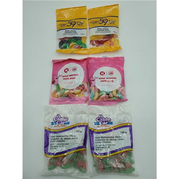 Assorted Gummy Snacks 6 Bags