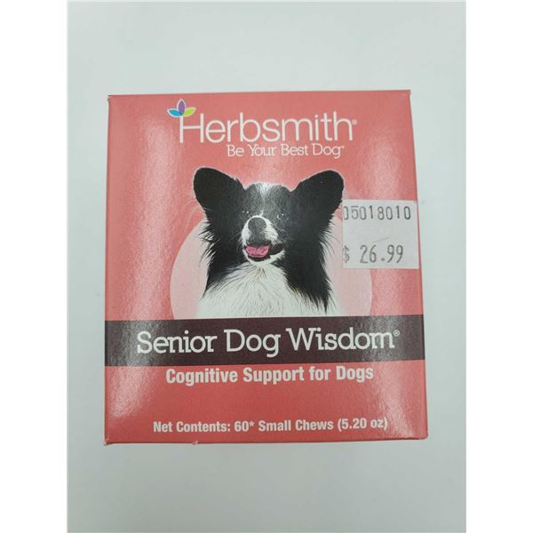 Herbsmith Senior Dog Wisdom, Support for Dogs 60 Count