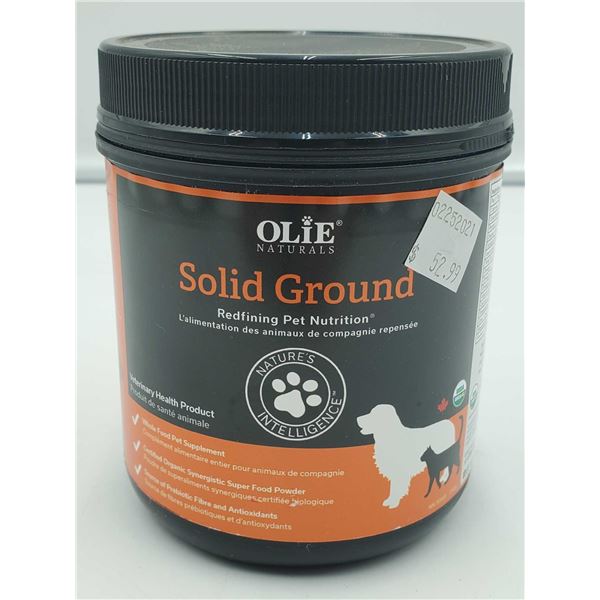 Olie Solid Ground - Prebiotic, Fibre & Antioxidants for Dogs& Cats 250g