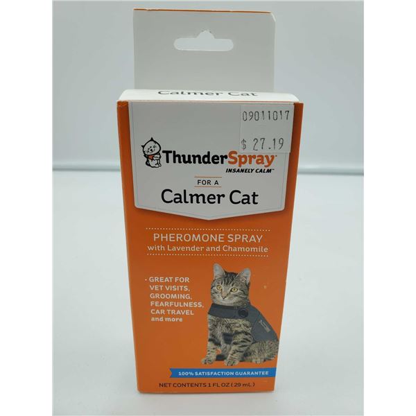 Thunder Ease Calmer Cat Pheromone Spray with Lavender & Chamomile 29ml