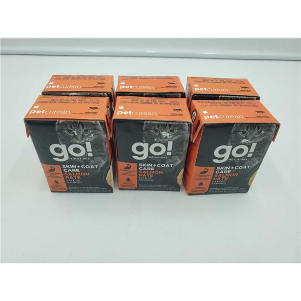 GO! Skin & Coat Care Salmon Pate Wet Food for Cats 6x182g