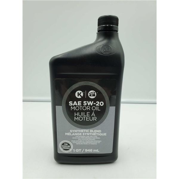 Circle K - SAE 5W-20 Synthetic Blend Motor Oil 1x946ml