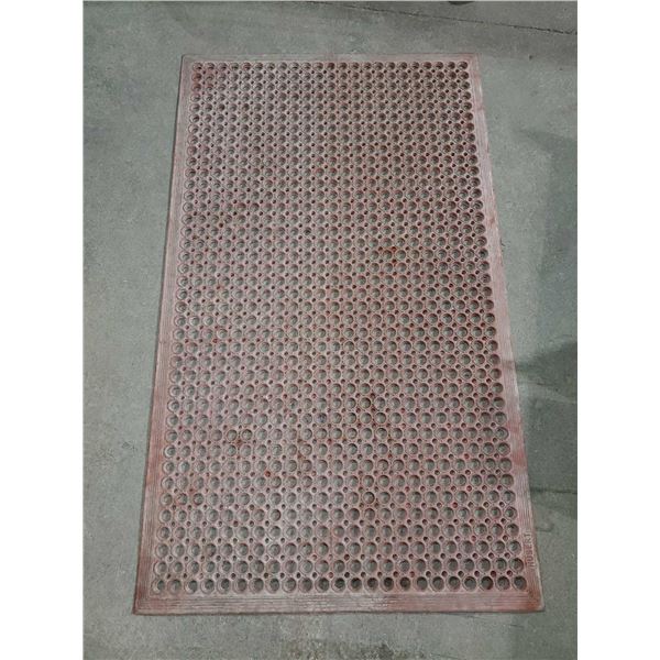 Hubert Heavy Duty Rubber Floor Mat 5'x3'