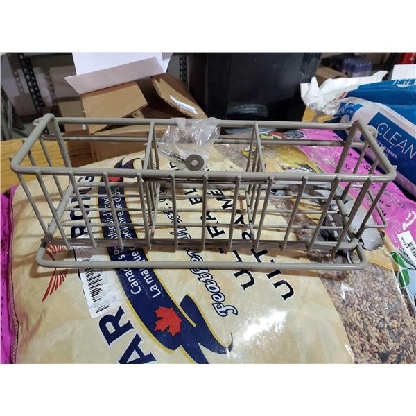 Lot of 5 Wall Mount Spray Bottle Storage Baskets