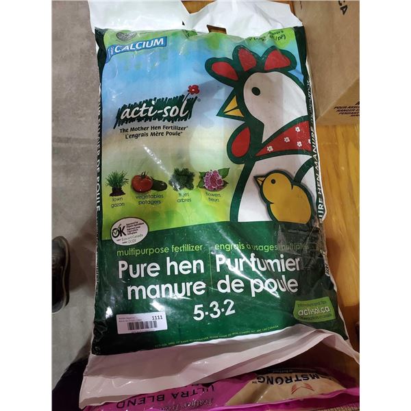 Acti-Sol Pure Hen Multipurpose Fertilizer