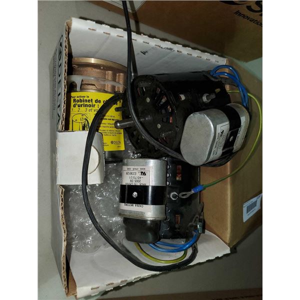 Assorted Electrical Motors and Plumbing items