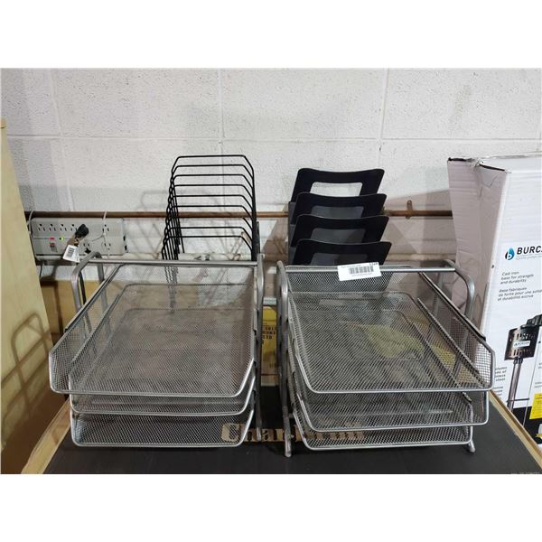 Assorted Desktop Filing Trays