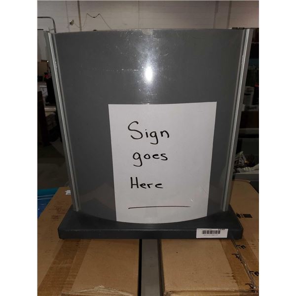 Free Standing Table Top Signage Display