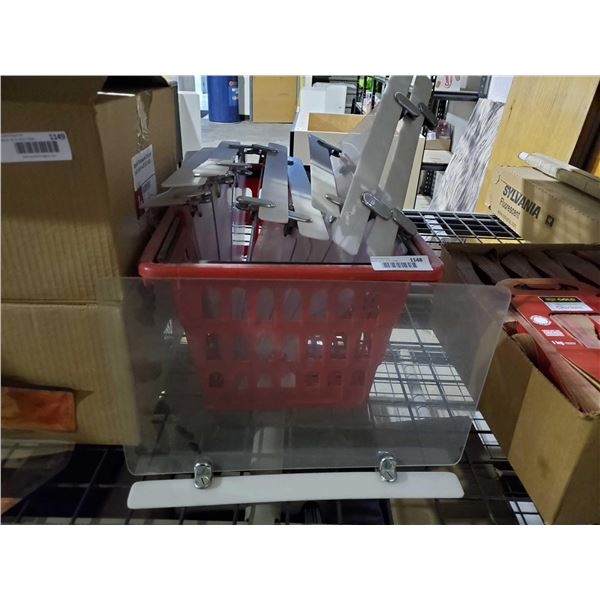 Lot of Assorted Sign Holders