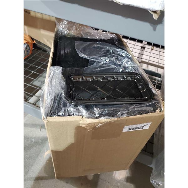 Box Lot of Deli Plastic trays