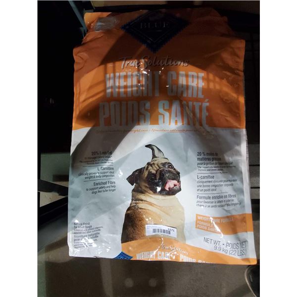Blue Buffalo True Solutions Weight Care Chicken Recipe Adult Dog Food 22Lbs