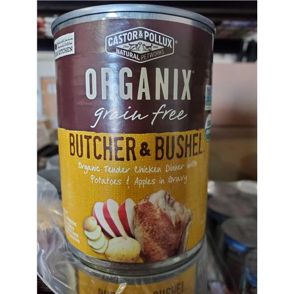 Castor & Pullox Organix Butcher & Bushel Organic Chicken Dinner Dog Food 12x360g