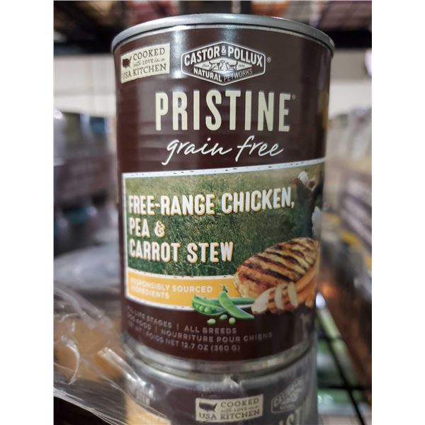 Castor & Pullox Organix Grain Free Organic Chicken, Pea & Potato Dog Food 12x360g