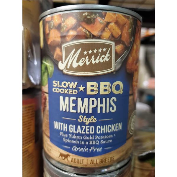 Merrick Memphis BBQ Chicken Dog Food 12X360g
