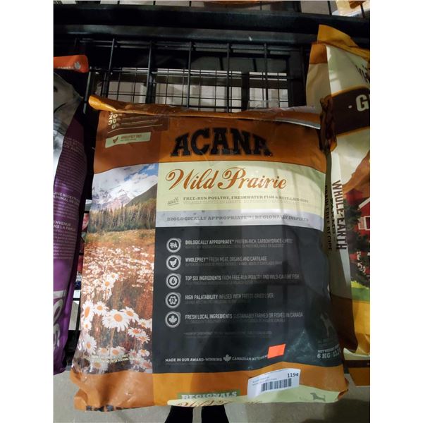 Acana Wild Prairie Dog Kibble 6Kg