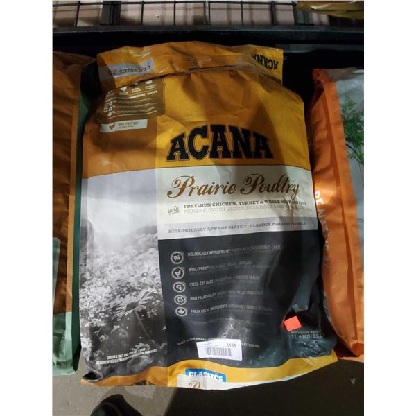 Acana Prairie Poultry Dog Kibble 11.4Kg
