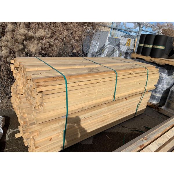 Pallet Lot SPF 2 x 2 x 8 ft No.3 Boards - Approx 400 Pcs