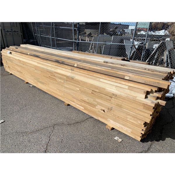 Pallet Lot SPF Finger Joined 2 x 3 x 16ft Double Groove Brick Moulding approx. 300 Pcs