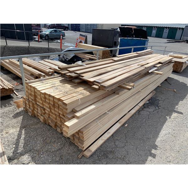 Pallet Lot of SPF 2 x 4 x 16ft FJ - double groove brick moulding approx 200 Pcs